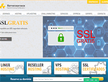 Tablet Screenshot of networktechhosting.com